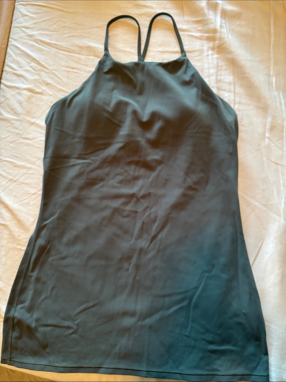 Lululemon Women’s Black Halter Tank Top with Thin Straps